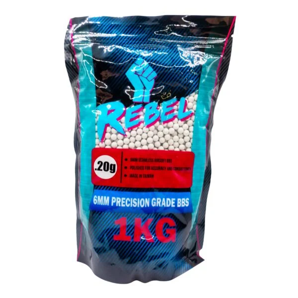 Rebel Precision 6mm BBs 1kg Bag - 0.20g